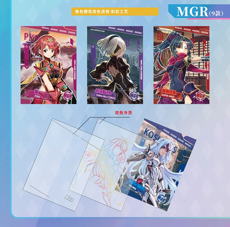Premium Anime Waifu Sammelkarten „Stunning Beauty“ – Holografische Laser-Craft UR Seltene Sammelkarten Geschenkbox & Booster-Packs – Detail 11