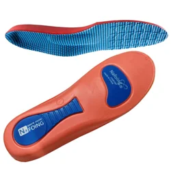 Sport Orthopedic Insoles - Unisex EVA Breathable Shock Absorption - EU41 - 42(260mm) (Blue)