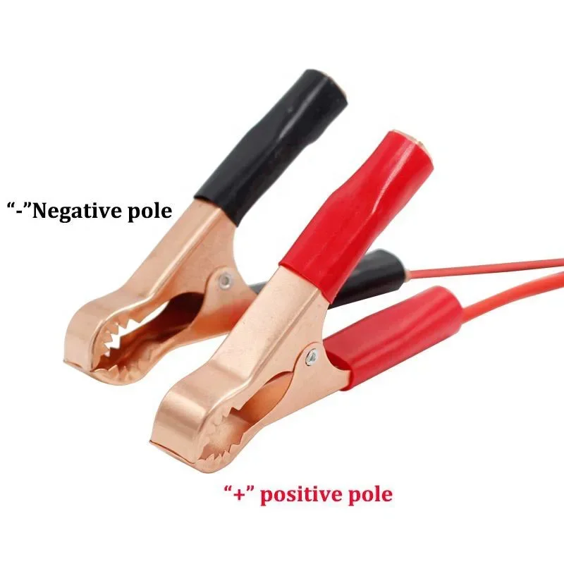Copper Car Battery Clip with Cigarette Lighter Socket