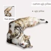 Personalized 3D Dog/Cat Animals Ugly Pillow,Custom Portrait Photo Pillow,Pet Memorial Cushion Creative Gift Sofa Throw Pillow 5