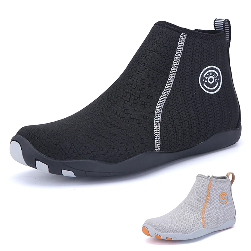 High Ankle Unisex Gym Footwaer Couples Vacation Beach Game Aqua Shoes Women Indoor Yoga Shoes Men Squat Fitness 35-46# water shoes aqua shoes