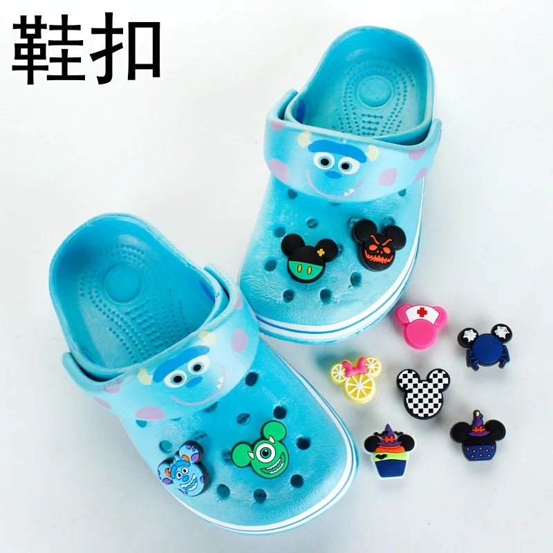 Disney Cartoon Figure Monsters Mickey Stitch Winnie Pvc Shoe Buckle  Cartoons Croc Charms Decorations Wholesale Kids X-mas Gifts - Shoe  Decorations - AliExpress