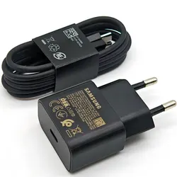Super Fast 25W USB - C PD Power Adapter - Black - EU With Cable