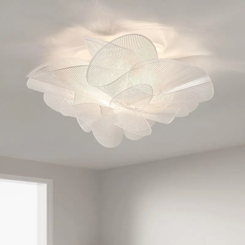 침실 조명 새 램프 고급 모던 심플 샹들리에 북유럽풍 고급 감성 꽃잎 램프 LED 천장 조명