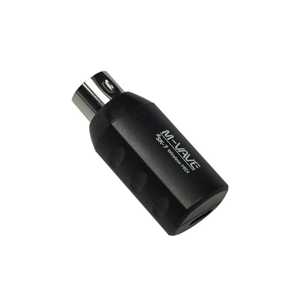 For M-VAVE SK7 Wireless MIDI-Adapter Rechargeable Audio Transmitter Receiver 2.4GHz For MIDI Device Interfaces
