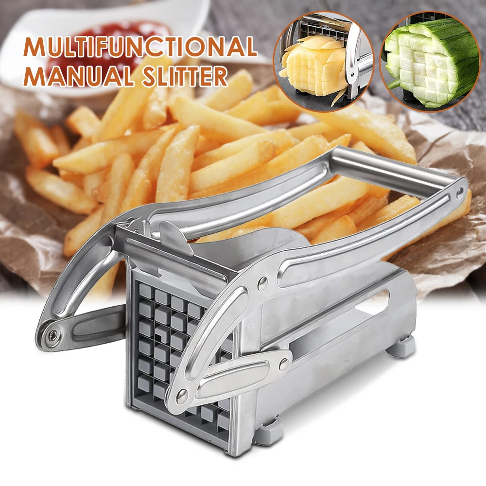 Tagliaverdure manuale tagliapatate tagliapatate per patatine fritte per  gadget da cucina affettatrice per patate in acciaio inossidabile -  AliExpress