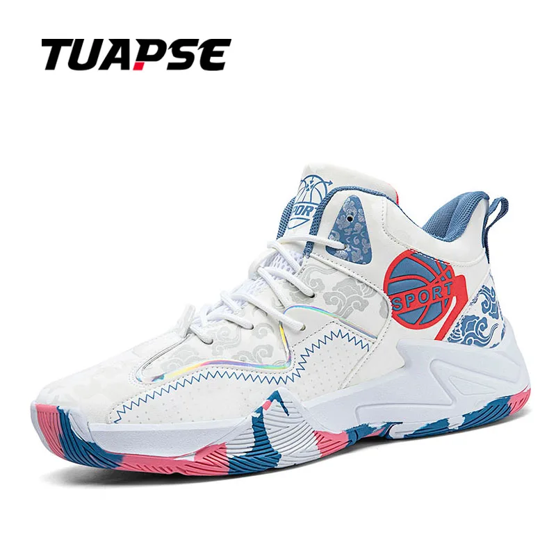 

TUAPSE High Quality Breathable Comfortable Man Basketball Shoes Spring Mens Anti-Slip Sports Shoes Rubber Outsole Male Sneakers