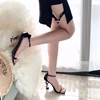 High Heel Sandals Elegant Sexy Women's High Heels New High Quality Design Metal High Heel Patent Leather Banquet Zapatos De 2
