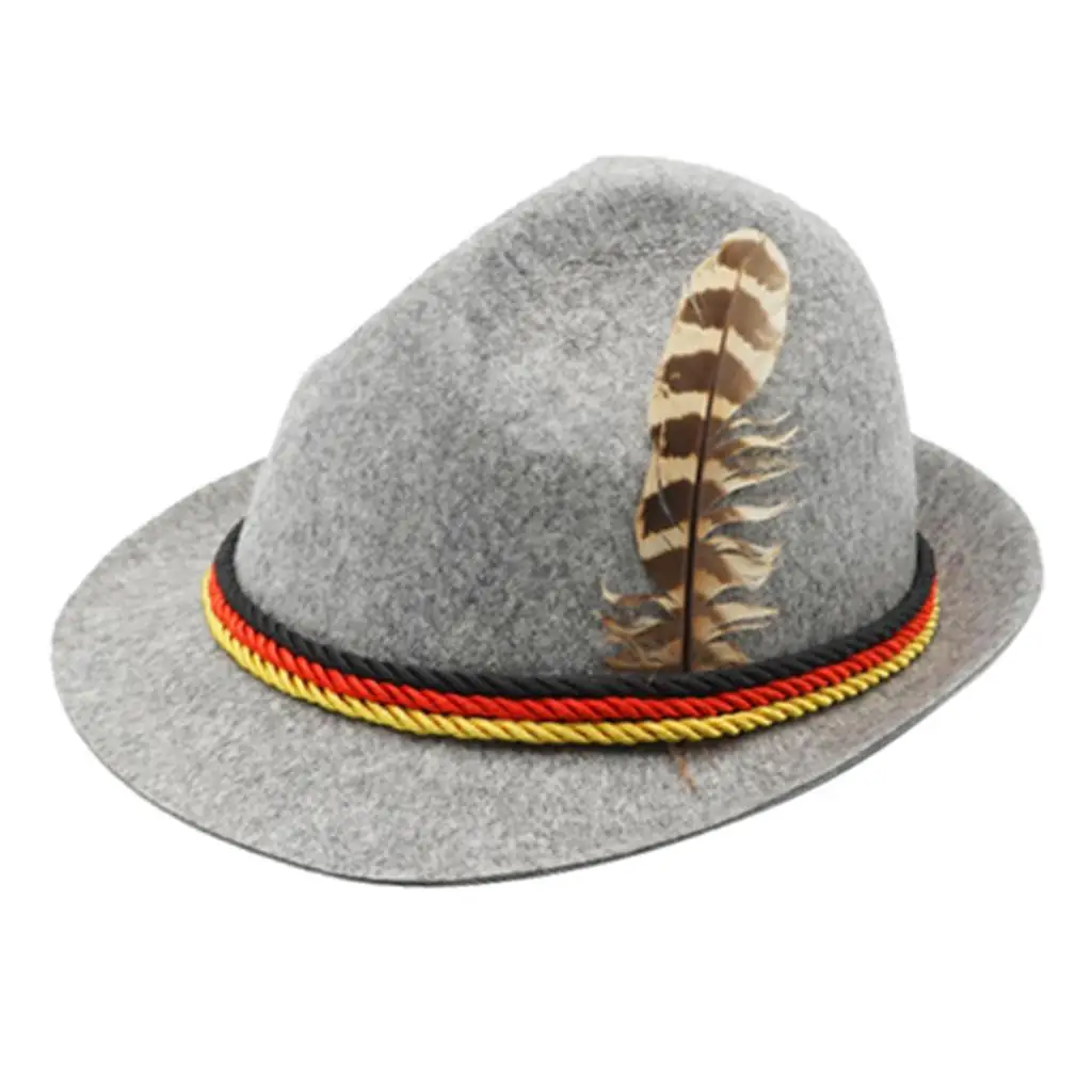 Unisex Novelty Soft Fedora Hat Short Brim Panama with Element