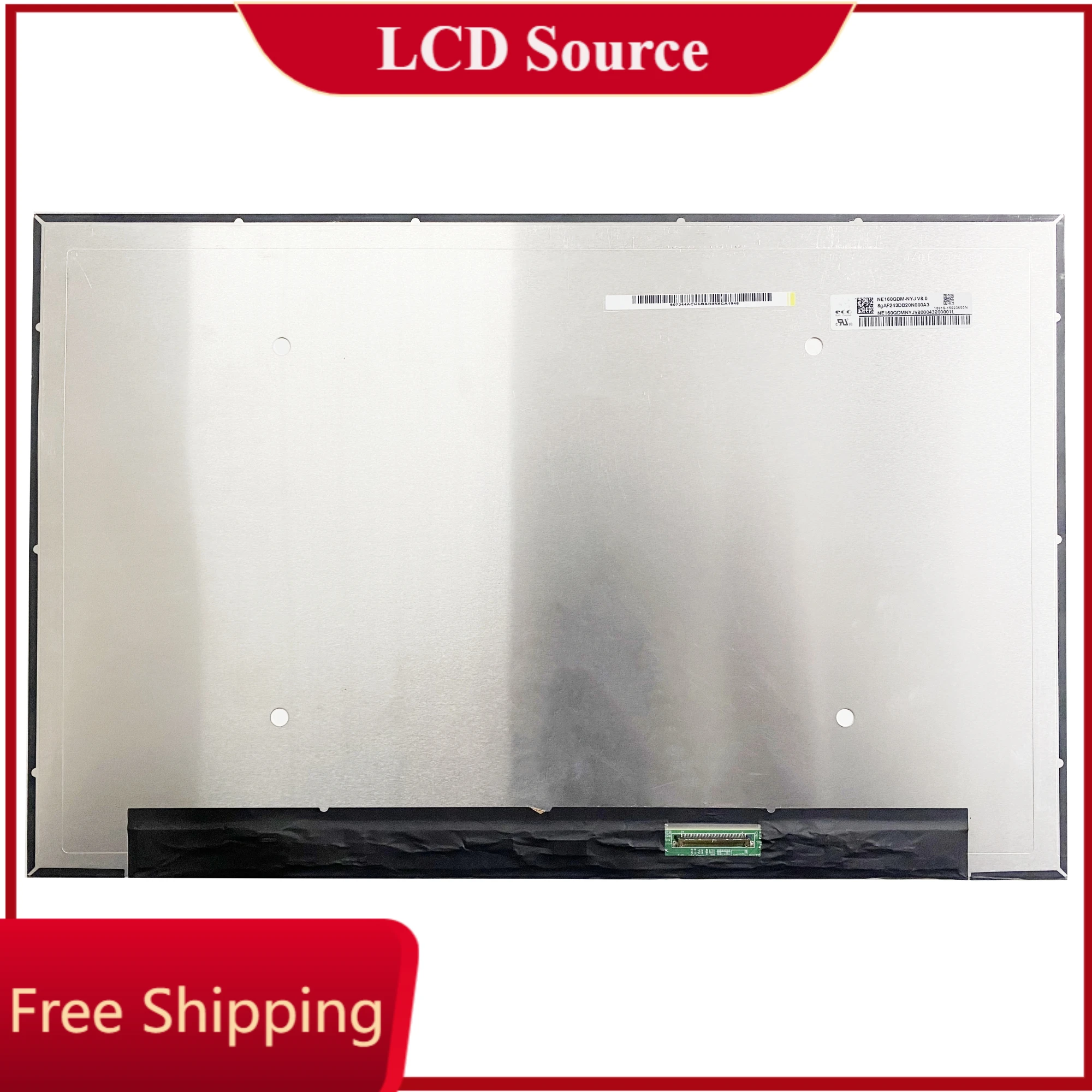 NE160QDM-NYJ 16.0 인치 노트북 LCD 화면 매트릭스 교체 패널 165HZ 40 핀 EDP 2560x1600 IPS