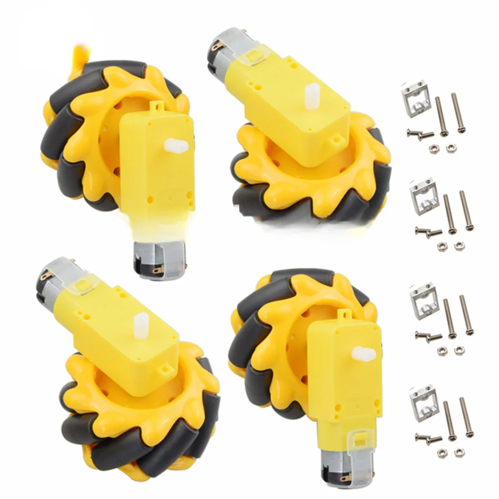 

TT מנוע 60mm Omni גלגל Mecanum מנוע soporte Arduino DIY proyecto פטל Pi varilla juguete piezas דה בקרת remoto
