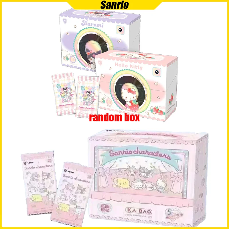 

KAOBAO Sanrio карточки Polaroid карточки вечерние аниме коллекционные карточки Mistery коробка настольные игры игрушки подарок на день рождения для мальчиков и девочек