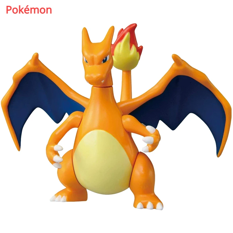 

TOMY Pokémon Mini Alloy Doll Hand-made Pokémon Monster Series Model Car Decoration Monster Beast Elf Charizard Figure Wholesale