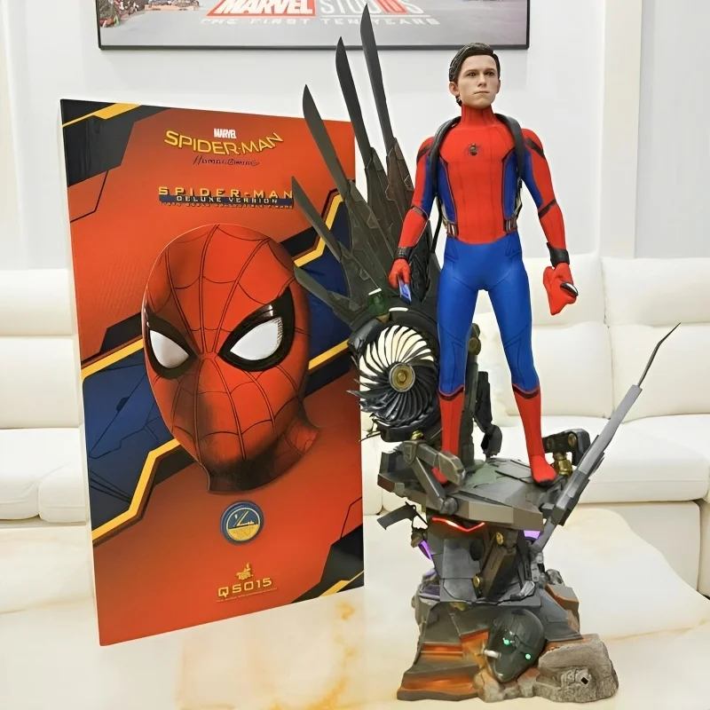 

Hot Toys Original Spider-man: Homecoming Spider-man (deluxe Version) 1/4th Scale Collectible Action Figure Toy Christmas Gift