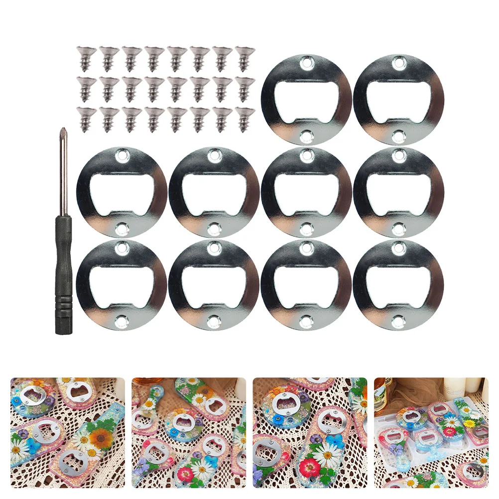 

Bottle Opener Accessories Accessory Inserts Kit Parts Tool Stainless Steel Metal Round Inset