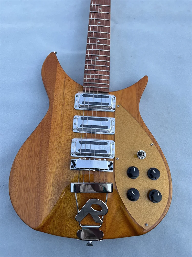 

high-quality 6-string electric guitar, Ricken 325 electric guitar,yellow colour rosewood fingerboard, free shipping.