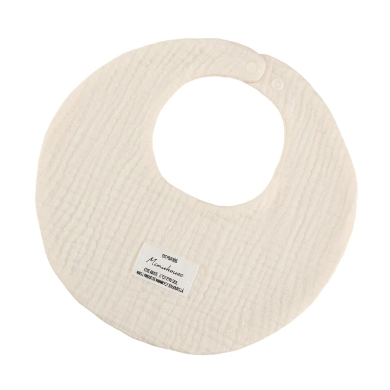 

Baby Feeding Bibs Breathable Drooling Apron Newborns Burp Cloths Adjustable 6 Layer Bibs Strong Absorbent Soft Baby Bibs