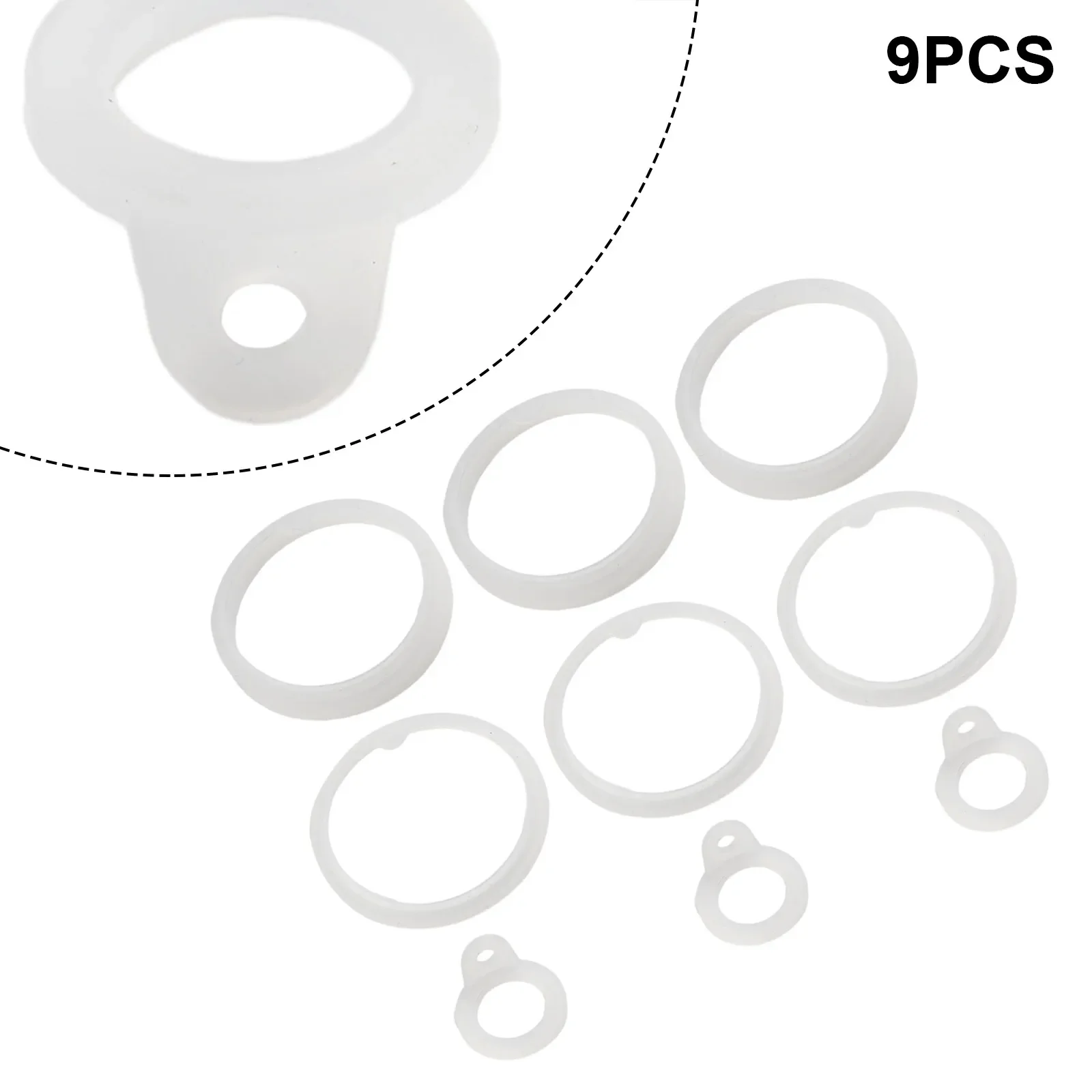 

9pcs Silicone Sealing Gasket Accessories For-40oz Food Grade Silicone Sealing Ring Replace Water Bottle Cup Parts