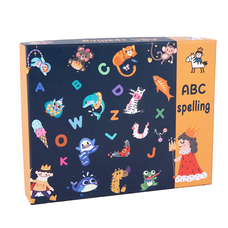 Wooden Children's Alphabet Matching Puzzle, Early Childhood Education, English Enlightenment, Educational Toys 6