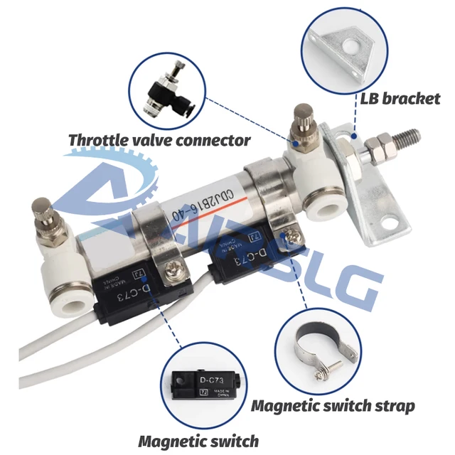 CDJ2B10-20+20-C73-XC10 エアシリンダ SMC CDJ2B⁄CDJ2Dシリーズ ステンレスミニエアシリンダ | シリンダ |