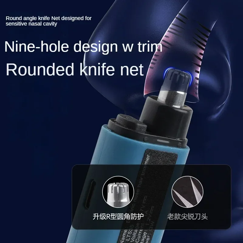 Xiaomi 7000 RPM Electric Nose Hair Trimmer Painless Trimmer Dual-Edge Blade USB Charging Cleaning Scissor Unisex Portable Shaver 2