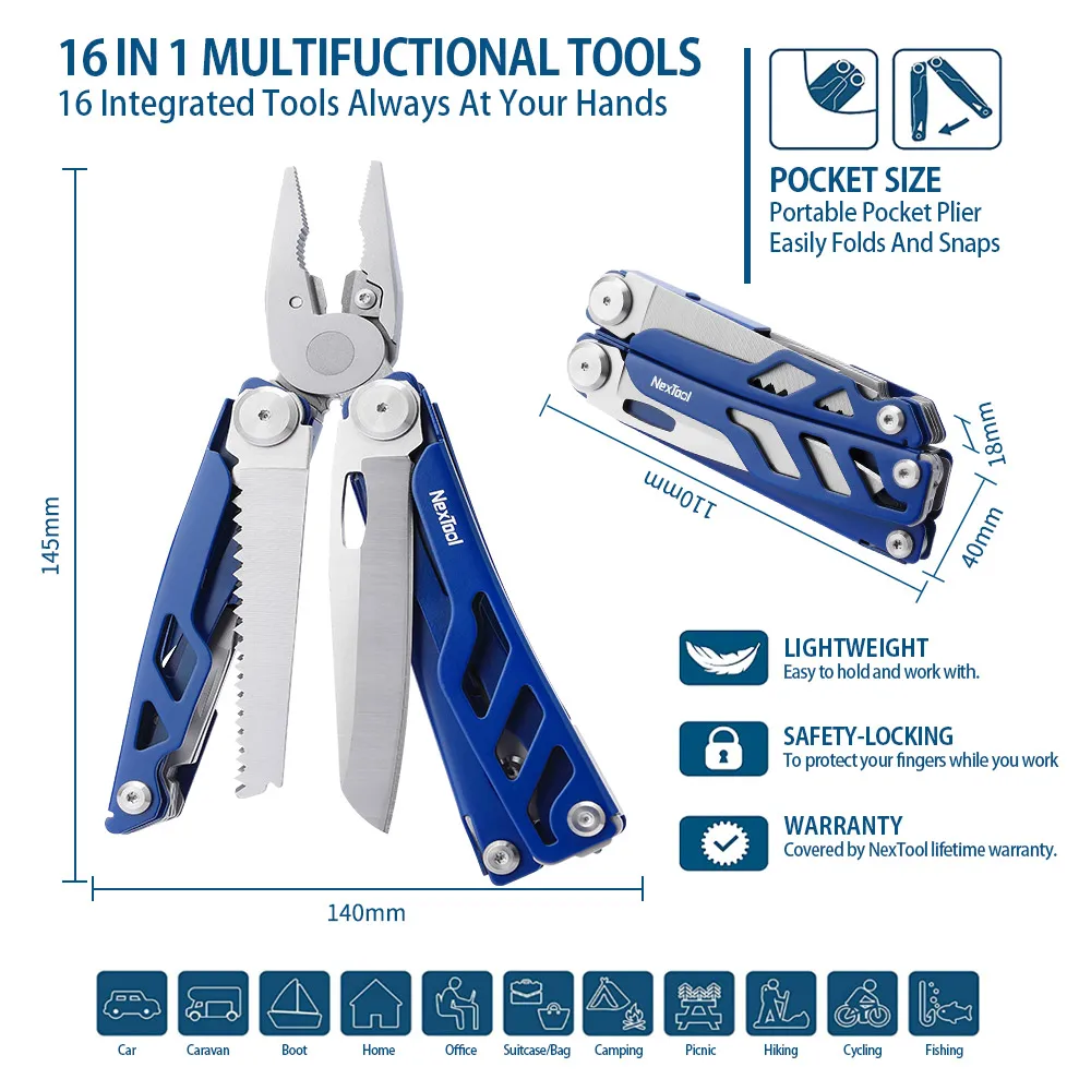 Xiaomi NexTool Flagship Pro 16 in 1 Multipurpose Toolkit