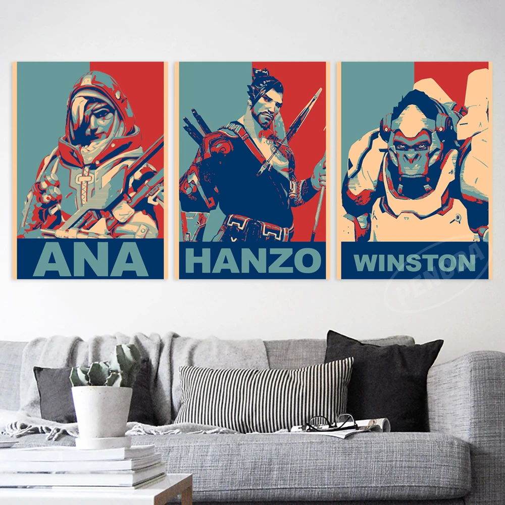 Overwatch Hanzo Poster | Bastion Overwatch | Overwatch Hanzo Print ...