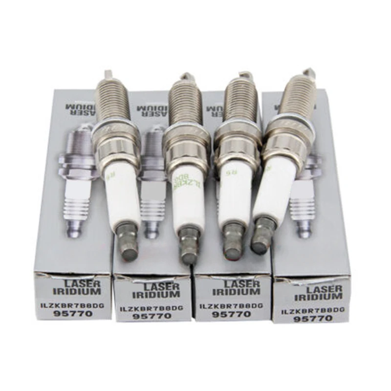ILZKBR7B8DG 95770 Iridium Platinum Spark Plug 4PCS for Peugeot Mini Cooper Citroen 0242129512 Car Accessories