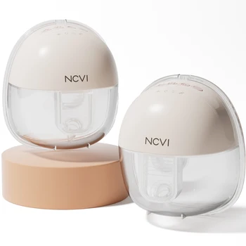 NCVI 2025 Wearable Breast Pump, Hands Free Breastfeeding Pump,4 Modes & 9 Levels 1