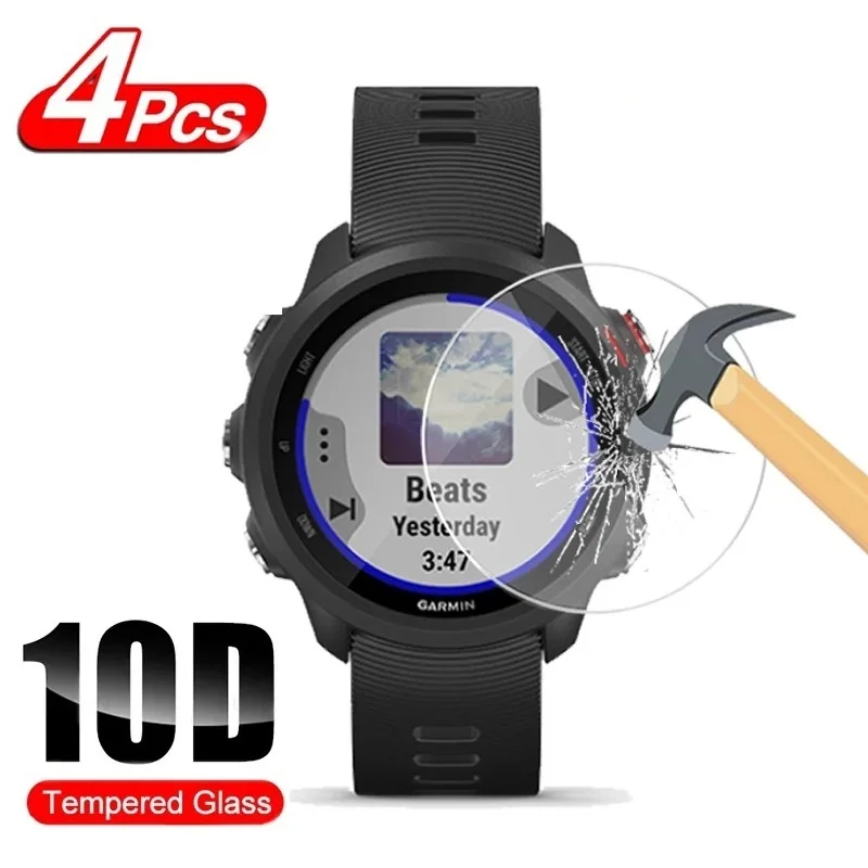 10pcs Smart Watch Screen Protector For Garmin Forerunner 158 55 45 245  Music S60 Swim 2 Round Tempered Glass Protective Film - Screen Protectors -  AliExpress