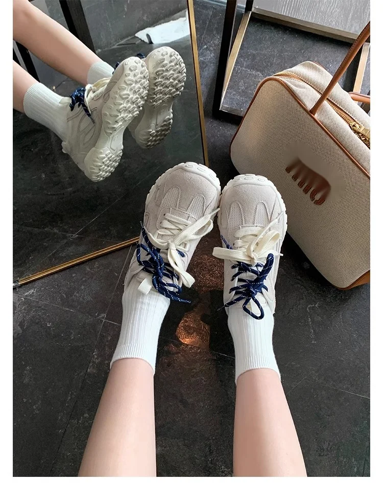 Zomer Nieuwe Binnenverhogende Klassieke Zachte Zool Ronde Neus Paneel Ademend Mesh Duitse Training Forrest Gump_voghion.com