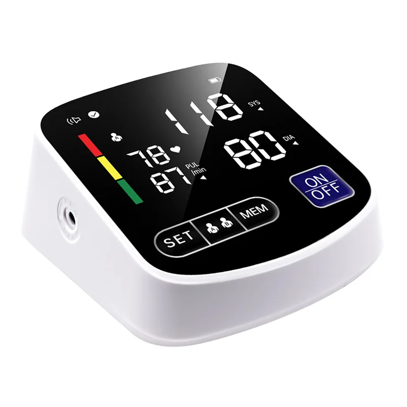 Medical Automatic Arm Blood Pressure Monitor Heart Beat Rate Pulse Meter Tonometer Sphygmomanometers digital tensiometers
