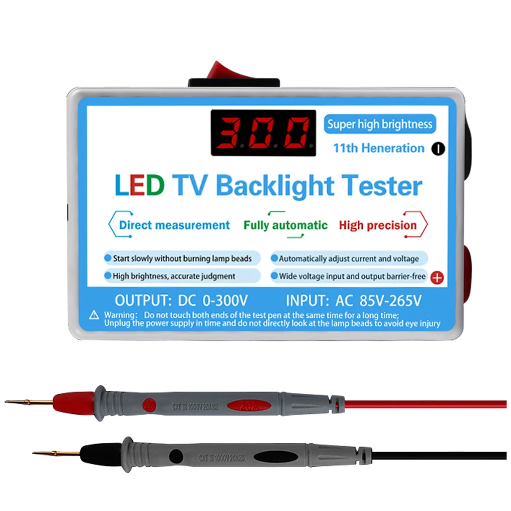LED Lamp TV Backlight Tester Multipurpose LED Strips Beads Test Tool Measurement Instruments for LED Light TV Backlight Tester