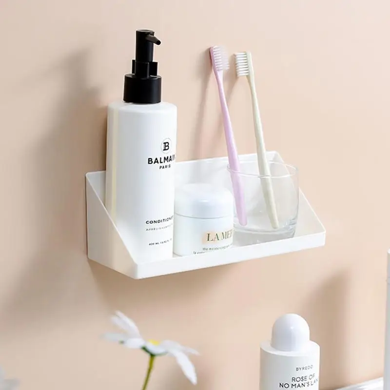 

Wall Mounted Storage Box Bathroom Rack Wall Storage Case Cosmetic Remote Control Holder Storage Wall Mounted For Bedroom Kitchen