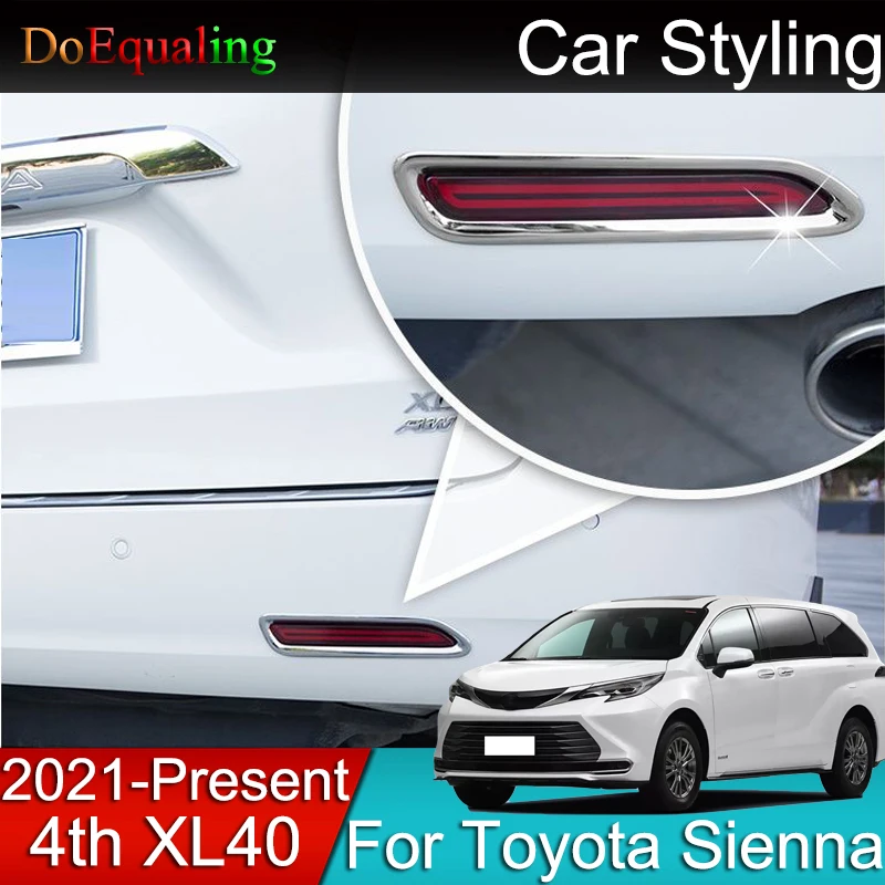 

Автомобильные аксессуары, интерьерная задняя противотуманная фара, задний бампер, Противоударная полоса для Toyota Sienna 4th XL40 2020 2021 2022