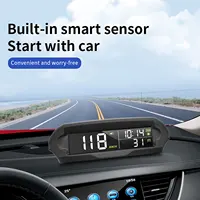 Beidou – affichage tête haute HUD universel pour voiture, odomètre de vitesse par Satellite, GPS solaire sans fil, Instrument de température d'altitude 4