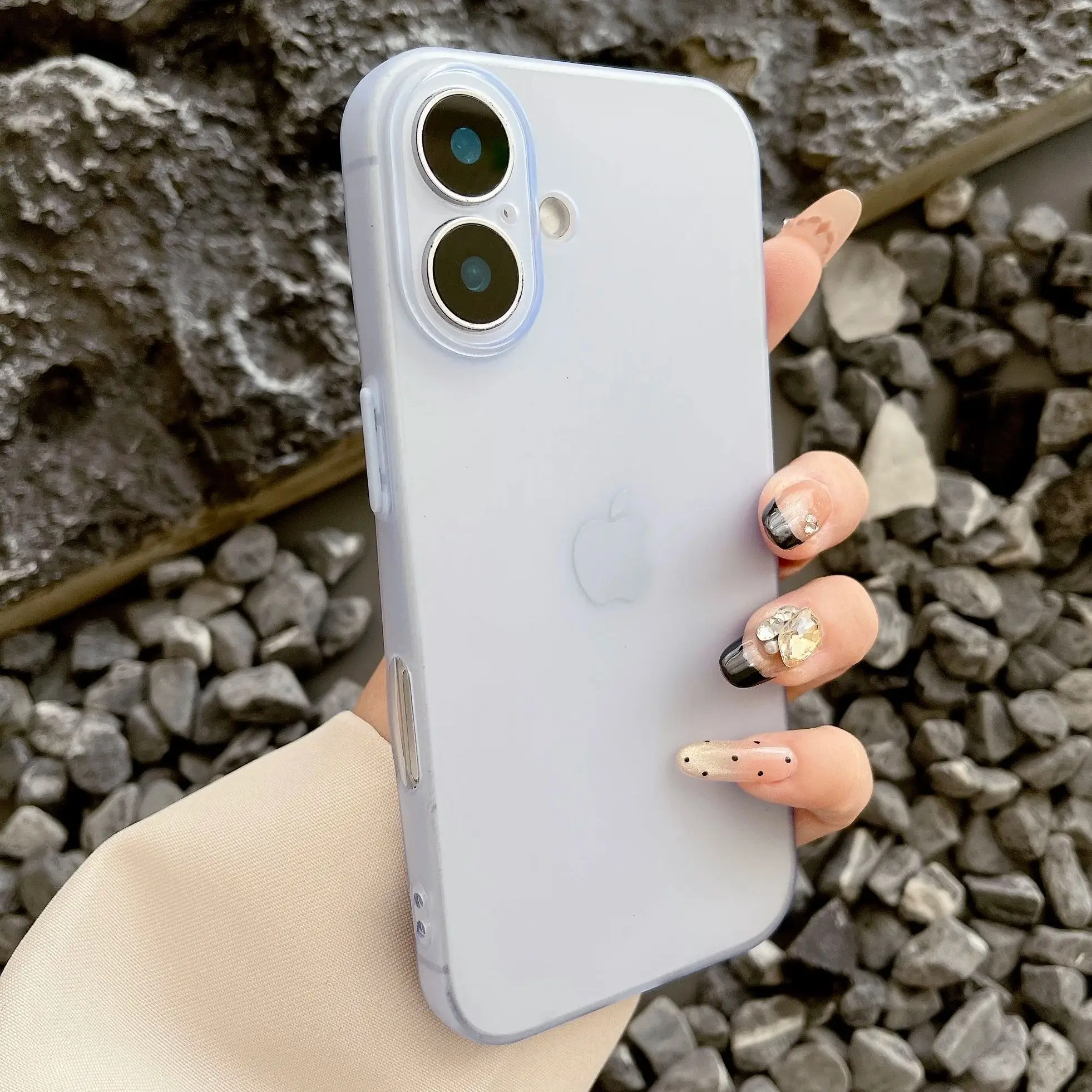 Ultra Thin Matte Transparent Soft TPU Shockproof Frosted Translucent Phone Case