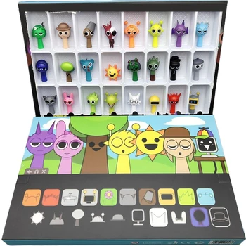 2025 New  Sprunki Action Figures Sprunkies Game Sprunky Toy Whole Set Suitable for Giving Game Fans Birthday Gifts
