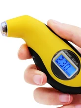  Auto Motorcycle Tyre Pressure Digital Meter Mini Diagnostic Tool Car Styling Detector Tire Pressure Gauge Portable LCD Display 