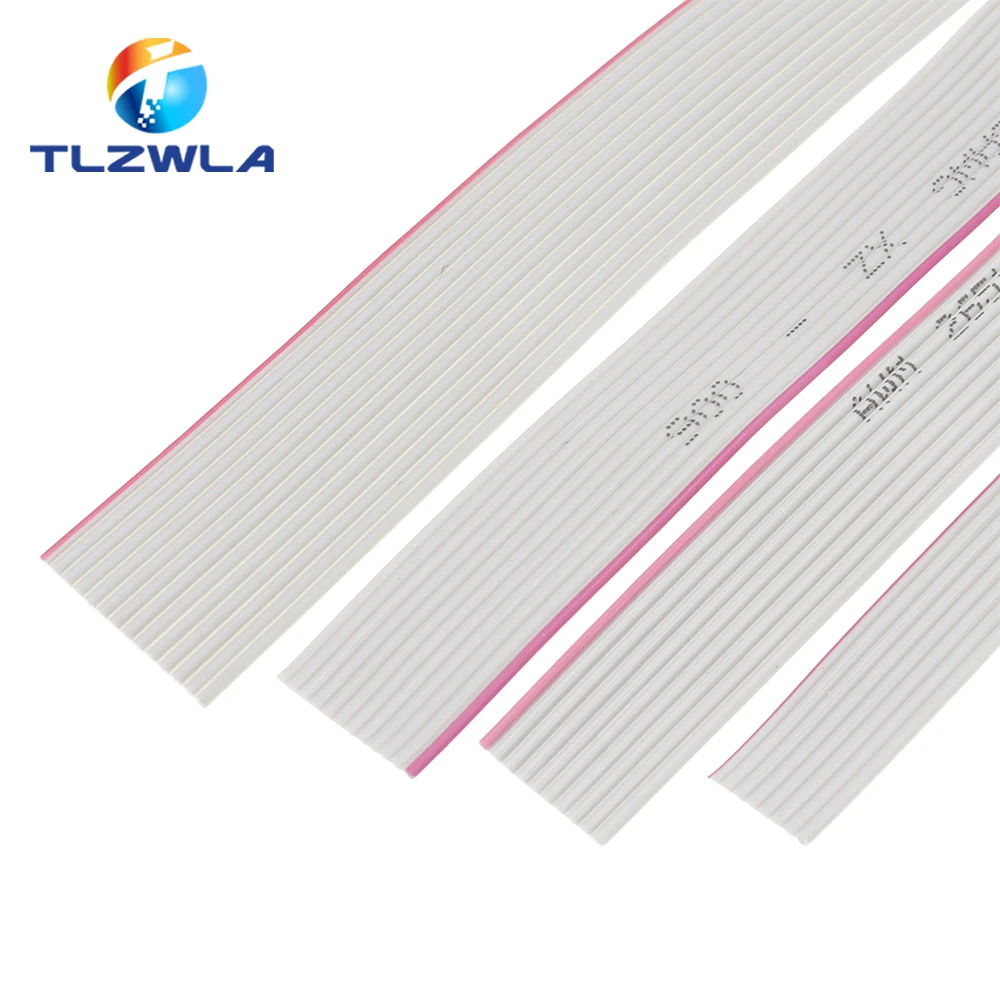 รูปสินค้า สายไฟฟ้า 8P-40P 10 เมตร 1.27 มม. สีเทา สำหรับ IDC FC 2.54 มม.