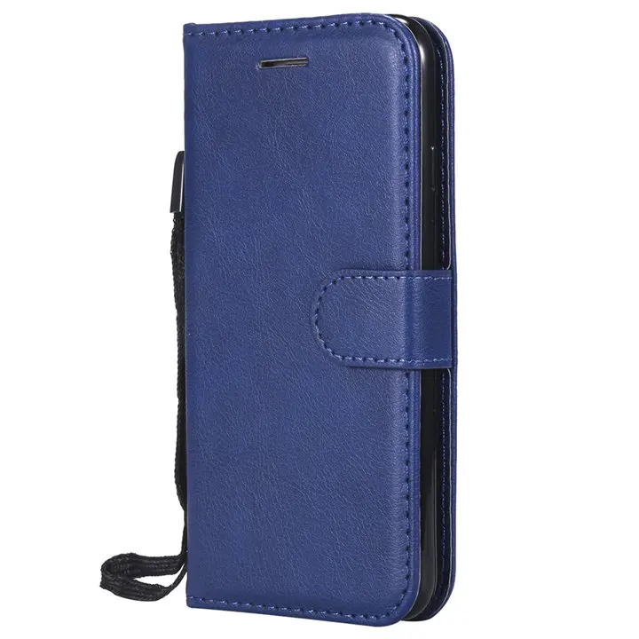Solid Color Card Slot Phone Case Cover