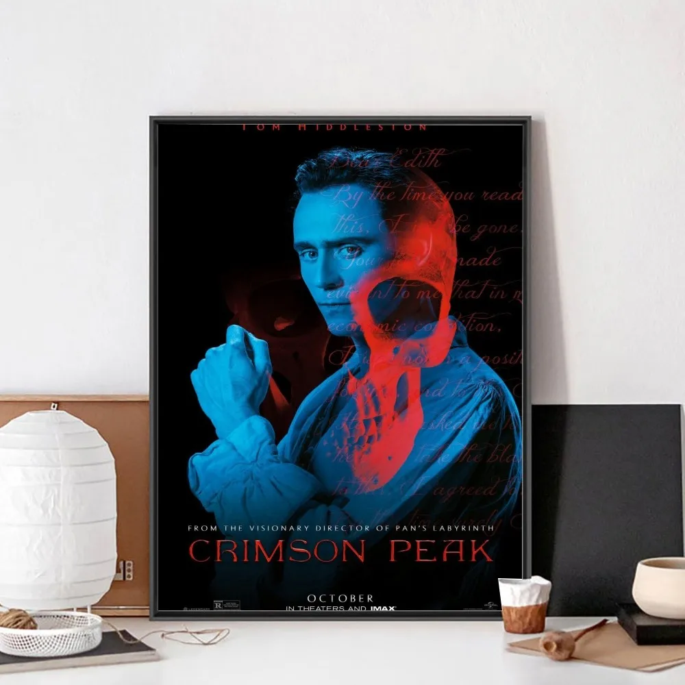 B-CrimsonS-G-PeakS 포스터 프레임 없음, 크래프트 클럽 바 페이퍼, 빈티지 포스터, 벽 아트 페인팅, 침실 서재 스티커