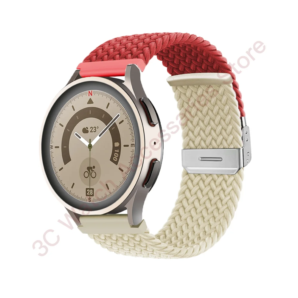 Braided Solo Loop Bracelet Strap - Universal Fit for Smartwatches (18mm, 20mm, 22mm)