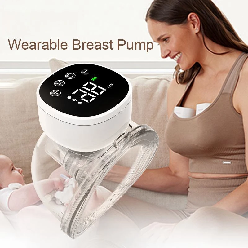 Electric Wearable Breastmilk Pump Handsfree BPA Free Low Noise Wireless Machine electric breast pump