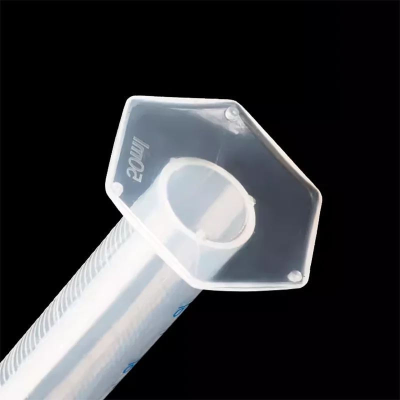 양면 체중계 플라스틱 측정 실린더, pp 소재, 산 및 알칼리 부식 방지, 10/50/100/500/1000ml