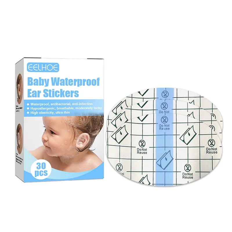 Sonew Lot de 60 Autocollants Imperméables pour Oreilles de bébé