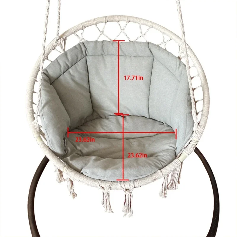 

Подушка-подставка для кресла, подушки для йоги, дивана, макраме, гамак с кисточками, подвесная подушка