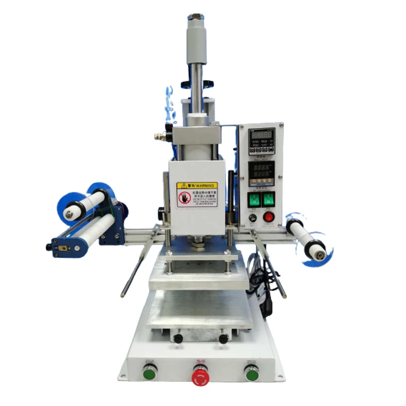 Automatic Hot Stamping Machine Leather Hot Embossing Logo Shoe Box Plastic Paper Indentation