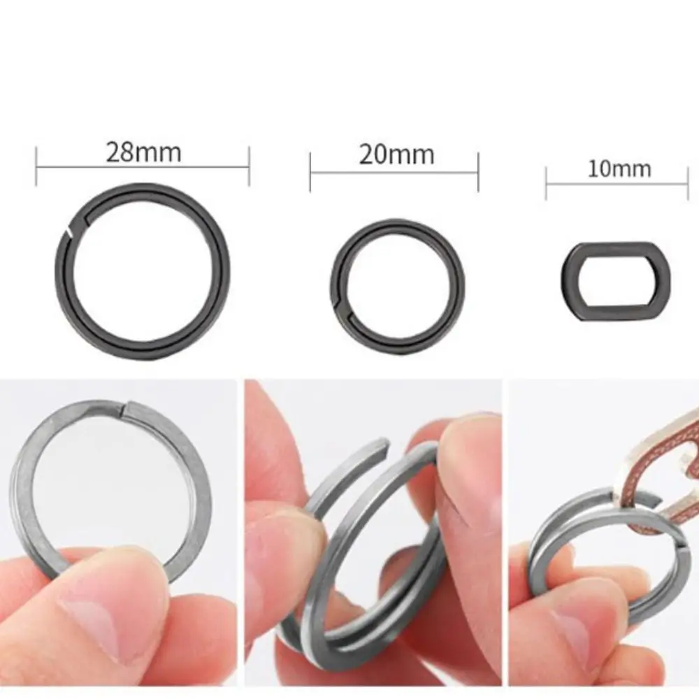 Super Lightweight Titanium Alloy Key Ring Pendant - Creative Gift