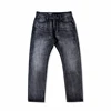 Red Tornado Worn-Black Straight Fit Jeans Stonewashed Men's Selvedge Denim Pants 5